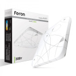 Накладний світлодіодний світильник Feron AL537 30Вт 5000К IP20 білий