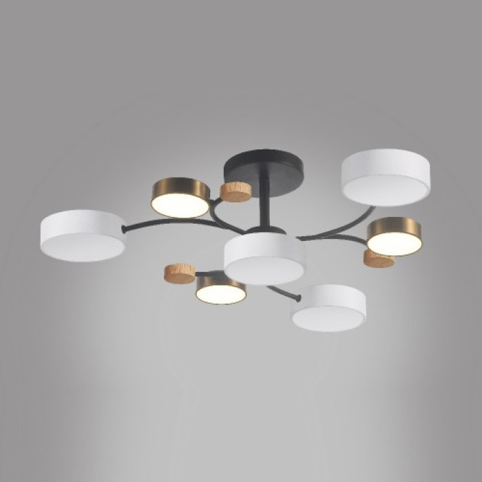 Світлодіодна люстра з пультом Ardero AL6197ARD SCANDY 70Вт 3000-6500К IP20