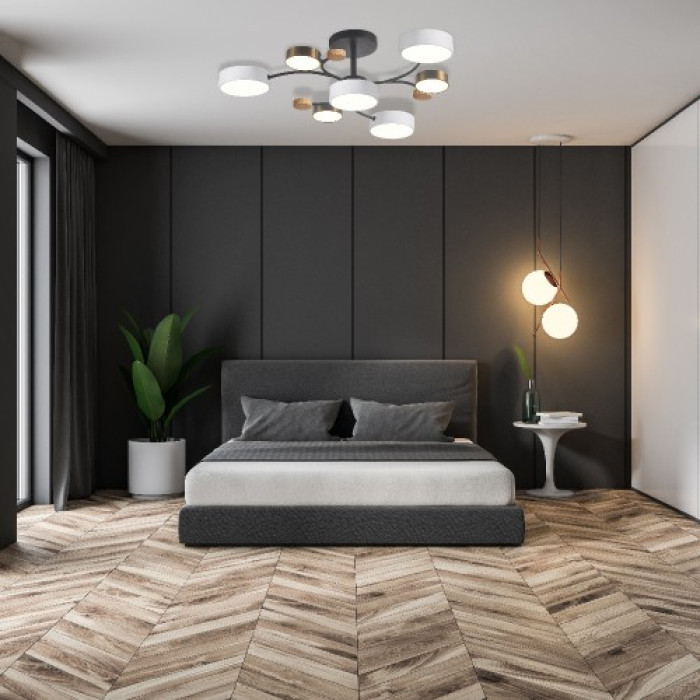 Світлодіодна люстра з пультом Ardero AL6197ARD SCANDY 70Вт 3000-6500К IP20