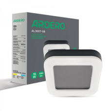 Накладний світлодіодний світильник Ardero AL3007-SB 15Вт 5000К IP65 чорний