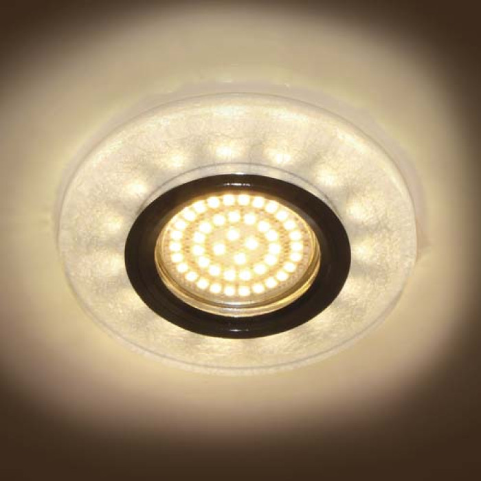 Вбудований світильник Feron 8989-2 з LED підсвічуванням