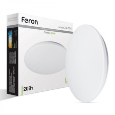 Накладной светодиодный светильник Feron AL534 20Вт 5000К IP20 белый