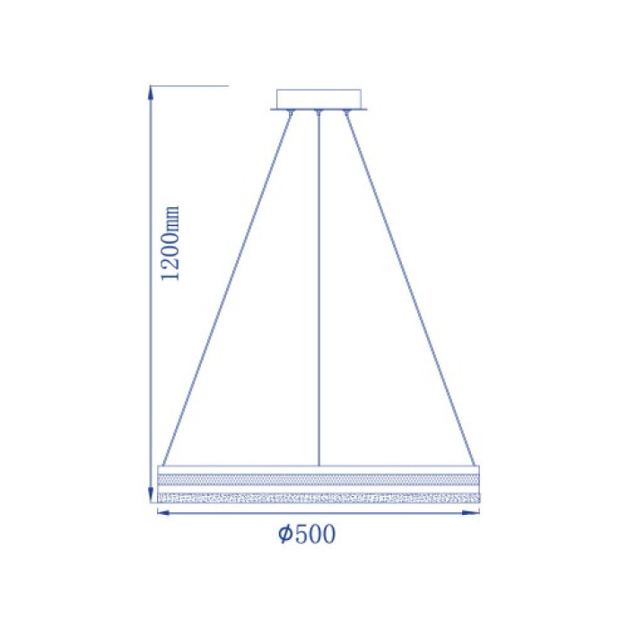 Світлодіодна люстра Feron AL6610 SHINE LEVITATION 50Вт 4000К IP20 білий