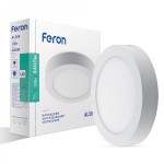Накладний світлодіодний світильник Feron AL504 18Вт 4000К IP20 білий