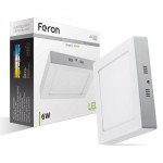Накладний світлодіодний світильник Feron AL505 6Вт 4000К IP20 білий