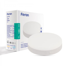Накладной светодиодный светильник Feron AL708 18Вт 4000К IP20 белый