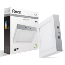 Накладной светодиодный светильник Feron AL505 18Вт 4000К IP20 белый