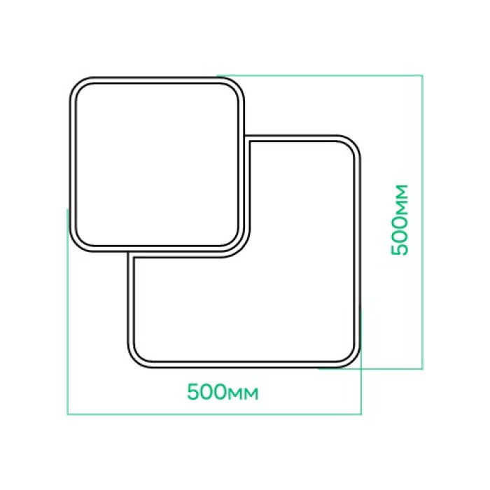 Світлодіодна люстра з пультом Ardero AL6420ARD TOUCH S 60Вт 3000-6500К IP20
