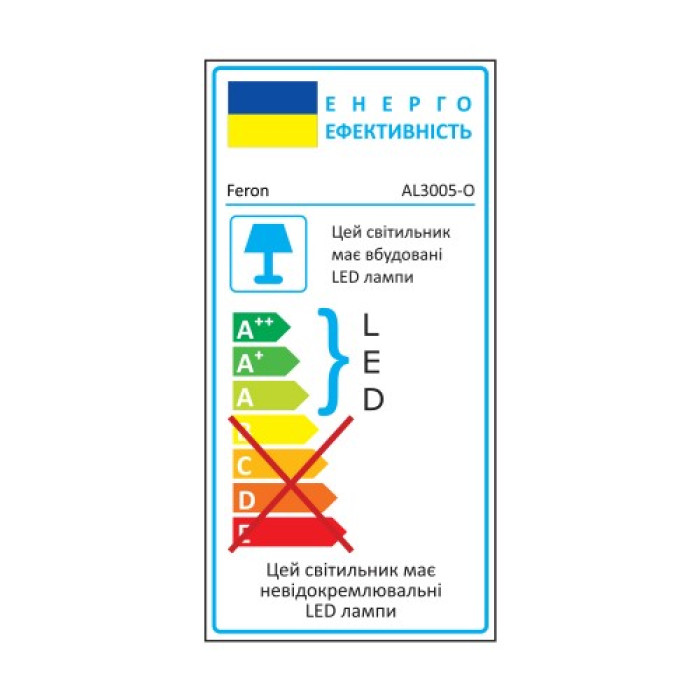 Накладний світлодіодний світильник Feron AL3005-O 8Вт 6500К IP65 білий