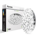Накладной светодиодный светильник Feron AL536 18Вт 4000К IP20 белый