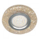 Встраиваемый светильник Feron 8585-2 с LED подсветкой серебро