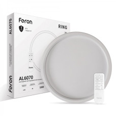 Світлодіодна люстра з пультом Feron AL6070 RING 90Вт 3000-6500К IP20