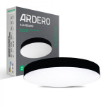 Накладний світлодіодний світильник Ardero AL6085ARD 40Вт 4000К IP20 чорний