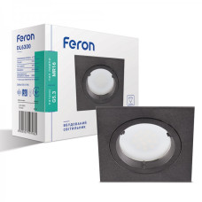 Неповоротный встраиваемый светильник Feron DL6300 G5.3 черный