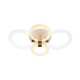 Світлодіодна люстра з пультом Ardero AL6134-1ARD FELICITY GOLD 76Вт 2700-6500К IP20