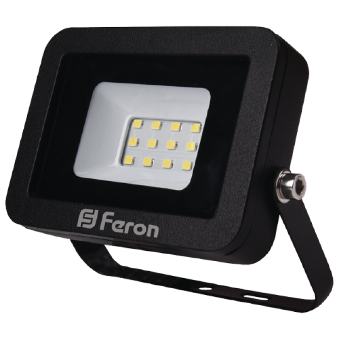 Світлодіодний прожектор Feron LL-851 10Вт 6400K IP65 чорний