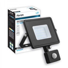 Светодиодный прожектор Feron LL-906 20Вт с датчиком движения