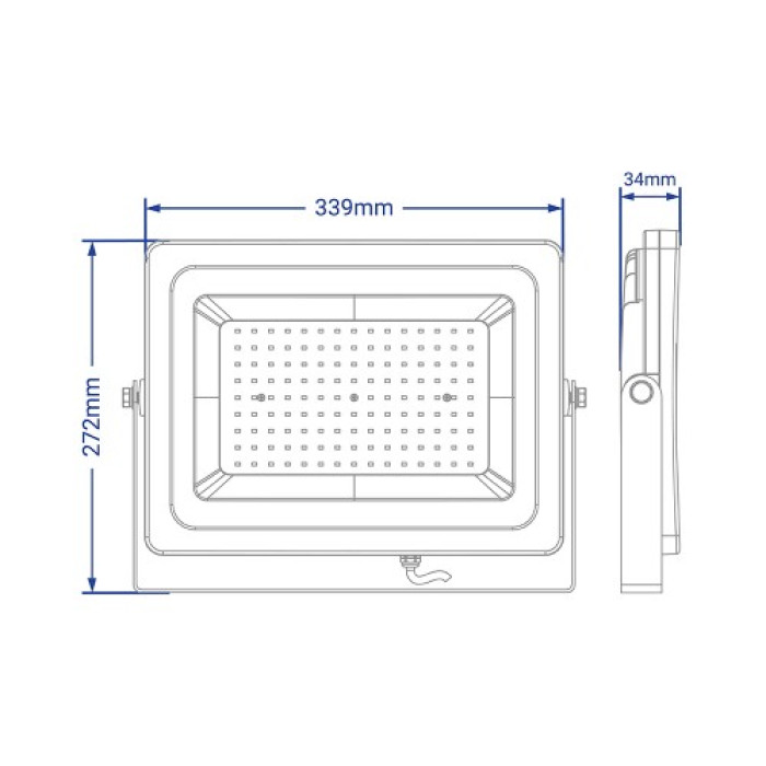 Світлодіодний прожектор Feron LL-923 150Вт 6400K IP65 чорний