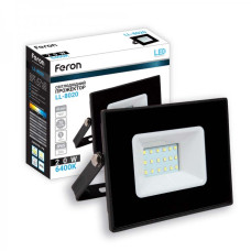 Светодиодный прожектор Feron LL-8020 20Вт 6400K IP65 черный