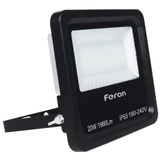 Светодиодный прожектор Feron LL-620 20Вт 6400K IP65 черный