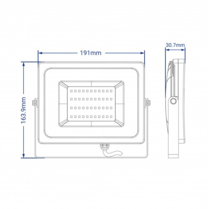 Светодиодный прожектор Feron LL-6050 50Вт 6400K IP65 белый