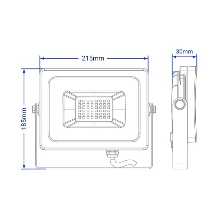 Светодиодный прожектор Feron LL-855 50Вт 6400K IP65 черный