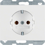 Розетка Berker з з/к пол. білизна 16А/250В K.1 (47157009)