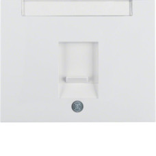 Накладка для суппортів під модуль RJ12/RJ45 пол. білизна Berker K.1 (11707009)