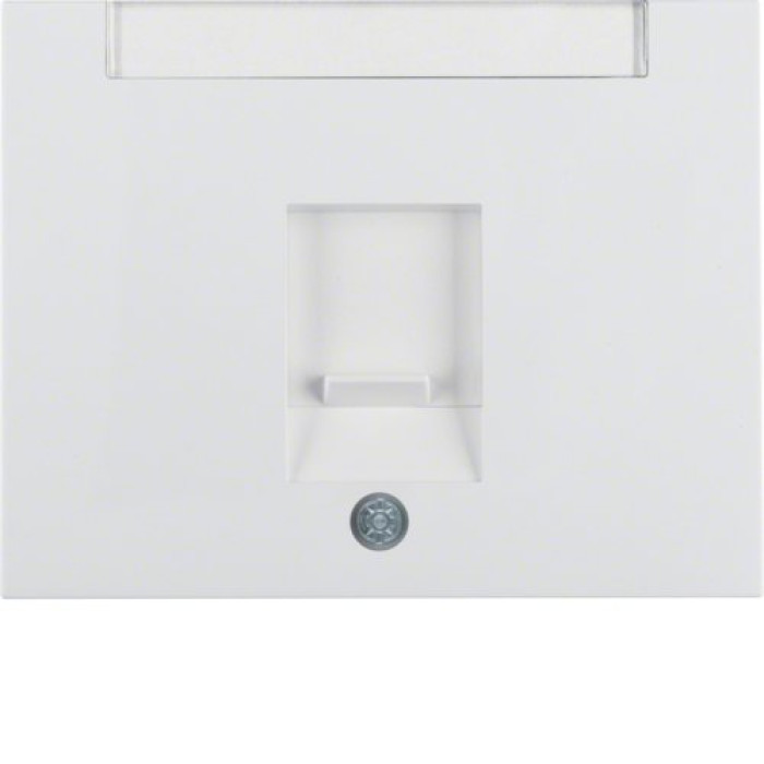 Накладка для суппортів під модуль RJ12/RJ45 пол. білизна Berker K.1 (11707009)