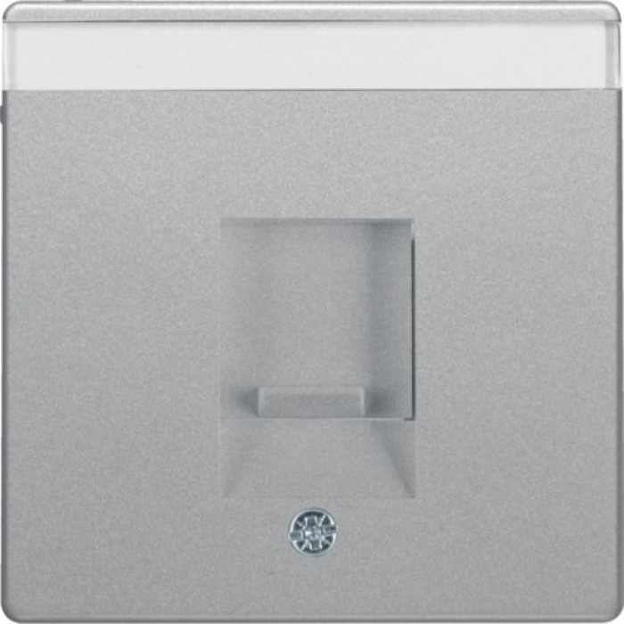 Накладка Berker для суппортів під модуль RJ12/RJ45, алюміній, Q.х
