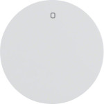 Клавіша Berker 1-пост зі знаком "0", пол. білизна, R.1/R.3