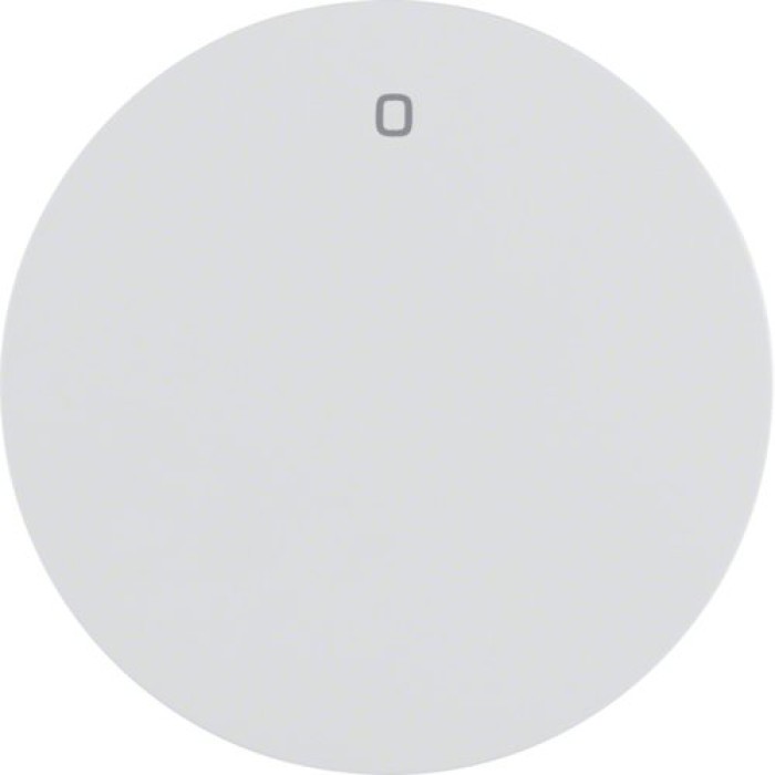 Клавіша Berker 1-пост зі знаком "0", пол. білизна, R.1/R.3