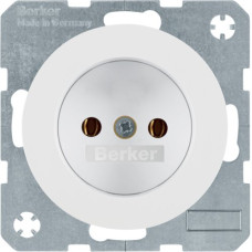 Розетка Berker без з/к, 16А/250В, пол. білизна, R.1/R.3