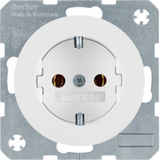 Розетка з з/к, гвинтові клеми, 16А/250В, полярна білизна, R.x Berker 41432089