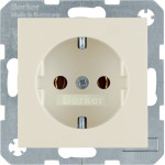 Розетка Berker с з/к белая 16А/250В S.1