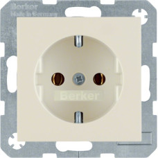 Розетка Berker з з/к біла 16А/250В S.1
