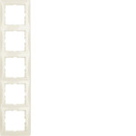 Рамка Berker 5-постов біла S.1 (10158982)