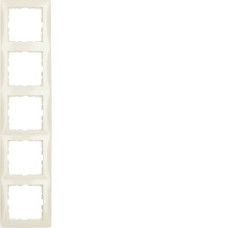 Рамка Berker 5-постов біла S.1 (10158982)