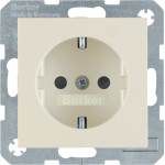Розетка Berker з з/к зах.контактів біла 16А/250В S.1 (47238982)