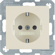 Розетка Berker з з/к зах.контактів біла 16А/250В S.1 (47238982)