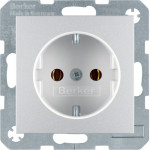 Розетка Berker з з/к алюміній 16А/250В S.1 (47431404)