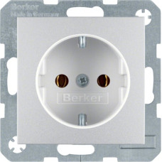 Розетка Berker з з/к алюміній 16А/250В S.1 (47431404)