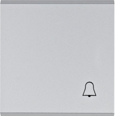 Кнопка Hager Lumina-2 «Звонок» серебро