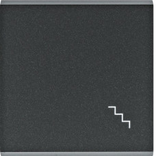 Кнопка Hager Lumina-2 «Лестница» черный