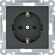 Розетка Hager Lumina-2 із заземленням (WL1053)