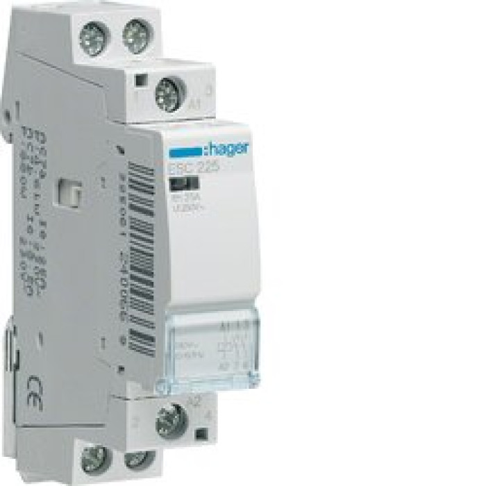 Контактор Hager 25A 2НО 230/240В, 50Гц