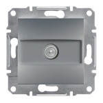 Розетка Schneider Electric Asfora Plus TV проходная сталь