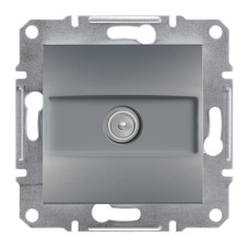 Розетка Schneider Electric Asfora Plus TV прохідна сталь