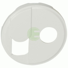 Накладка RJ-45 и TV розетки Legrand Celiane (068239) тип F (белый)