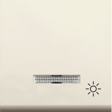 Кнопка Hager Lumina-2 «Свет» крем